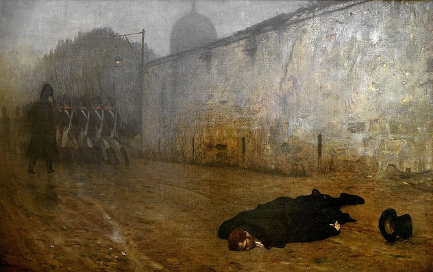Jean-Leon Gerome - A The Execution of Marshal Ney - Reproduction