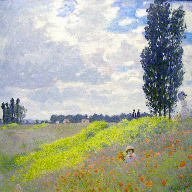 Claude Oscar Monet - A Walk in the Meadows at Argenteuil- 187… - Reproduction