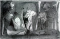 Pablo Picasso Period of creation 1931-1942 - A 1938 Trois femmes - Reproduction