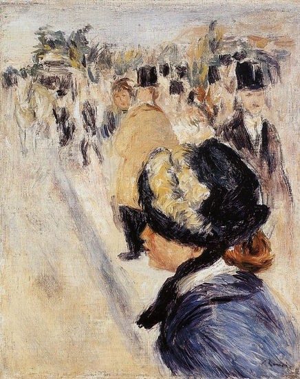 Pierre-Auguste Renoir - A Le Place Clichy - 1880 - Reproduction Óleo Lienzo Otros