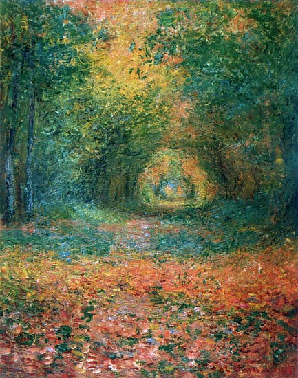 Claude Oscar Monet - A The Undergrowth in the Forest of Saint… - Reproduction Oil Canvas Others