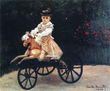 Claude Oscar Monet - A Jean Monet on a Mechanical Horse- 1872 - Reproduction