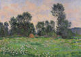 Claude Oscar Monet - A Meadow in Giverny- 1890 - Reproduction