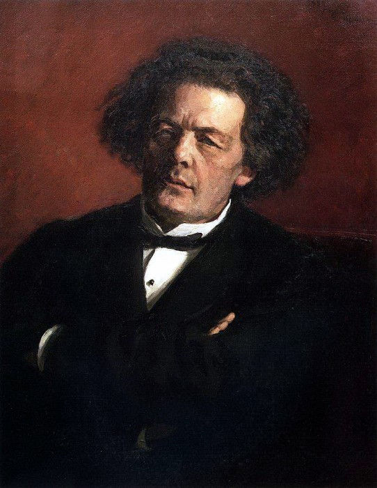 Ilya Repin - A Portrait of the Composer Anton Rubinstein- 1881 - Reproduction