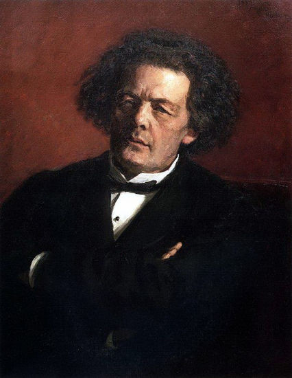 Ilya Repin - A Portrait of the Composer Anton Rubinstein- 1881 - Reproduction Óleo Lienzo Otros