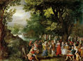 Jan Brueghel The Elder - A Outdoor Wedding Party - Reproduction