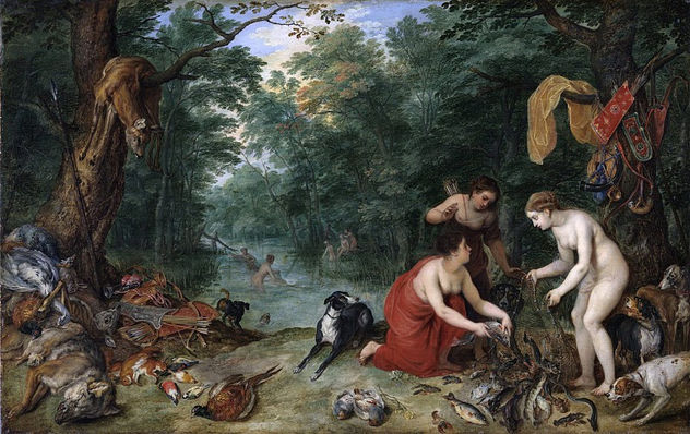 Jan Brueghel The Elder - A Fish nymphs - Reproduction