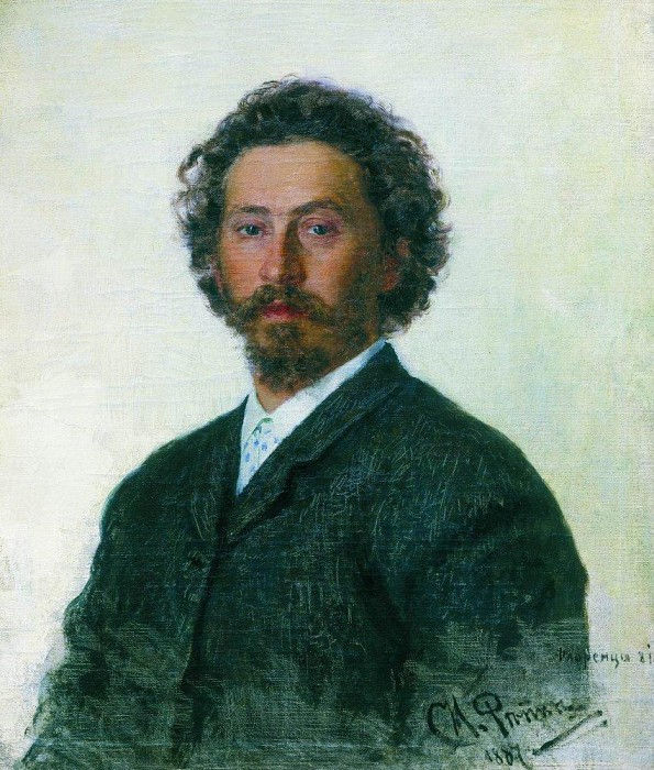 Ilya Repin - A Self-portrait- 1887 - Reproduction