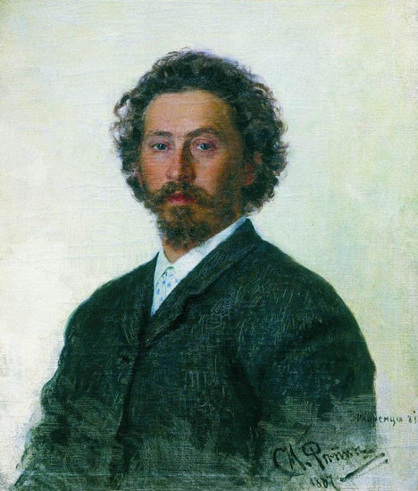 Ilya Repin - A Self-portrait- 1887 - Reproduction Oil Canvas Others