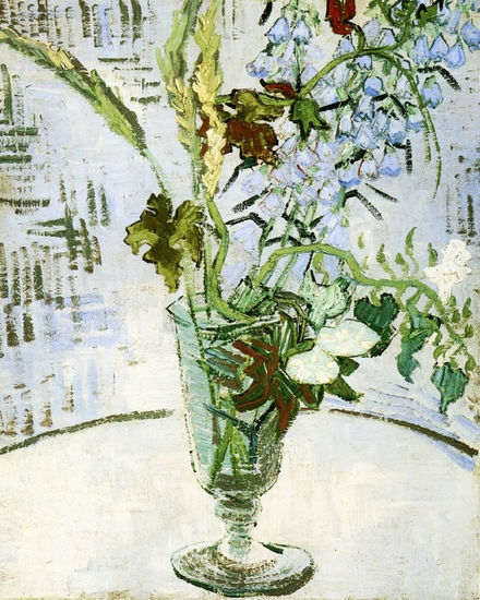 Vincent van Gogh - A Flowers in a Vase - Reproduction Óleo Lienzo Otros