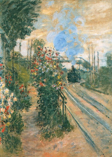 Claude Oscar Monet - A Arriving at Montegeron- 1876 - Reproduction Óleo Lienzo Otros