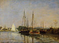 Claude Oscar Monet - A Pleasure Boats- 1872 - Reproduction