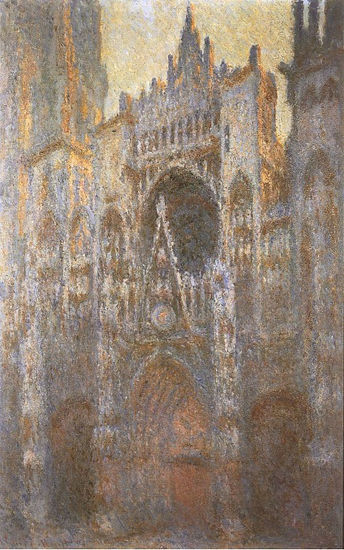 Claude Oscar Monet - A Rouen Cathedral 02- 1894 - Reproduction Óleo Lienzo Otros