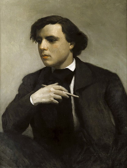 Adolphe William Bouguereau - A Portrait of Ferdinand Chaigneau - Reproduction Óleo Lienzo Otros