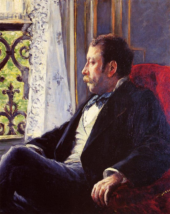 Gustave Caillebotte - A Portrait of a Man - 1880 - Reproduction