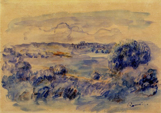 Pierre-Auguste Renoir - A Guernsey Landscape - Reproduction