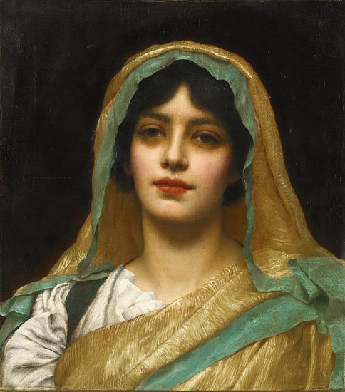 John William Godward - A Atalanta - Reproduction Óleo Lienzo Otros