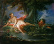 Francois Boucher - A The Bather Surprised - Reproduction