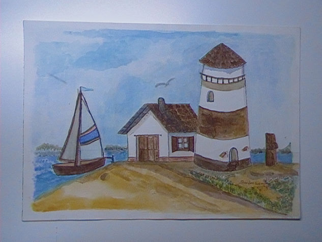 La Bahia Watercolour Paper Marine Painting