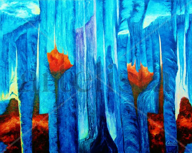 Cueva Azul Oil Canvas Others