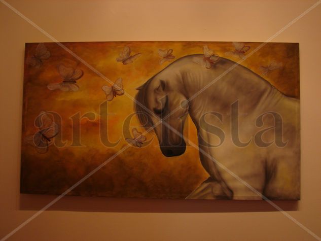 alma libre Acrylic Canvas Animals