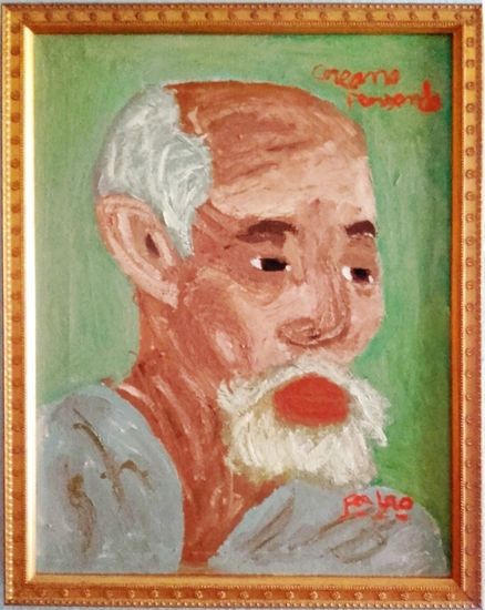 Oriental Oil Canvas Portrait