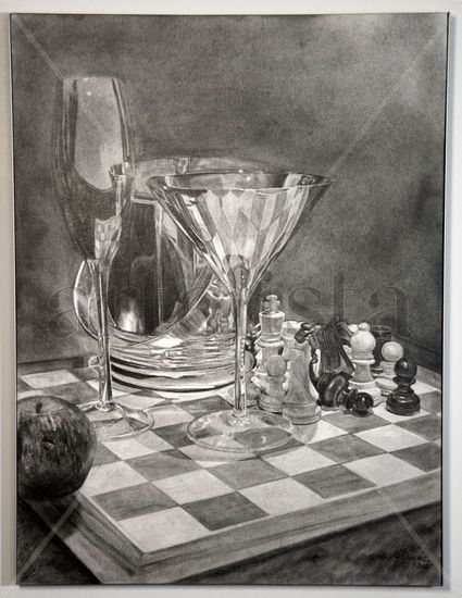 LA JUGADA (enmarcado) Graphite