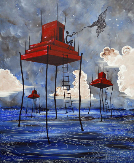 PESCADORS D´ESTRELLES Acrylic Canvas Others