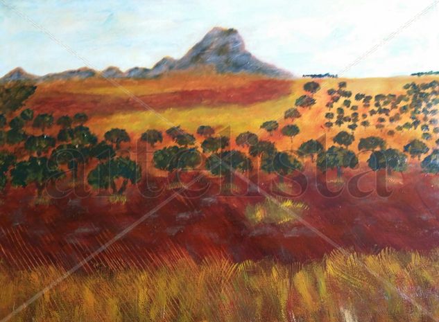 Campos de Cobisa Acrylic Canvas Landscaping