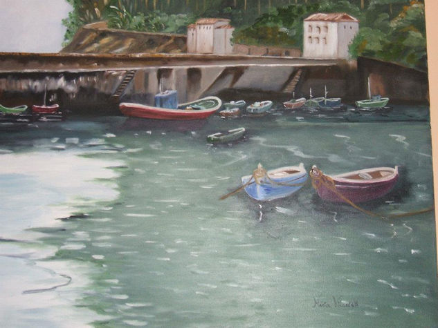 PAÍS VASCO Oil Canvas Marine Painting