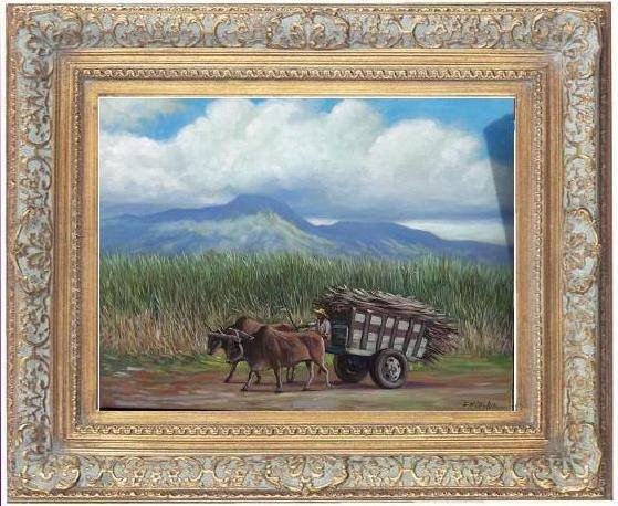 cañaveral con carreta