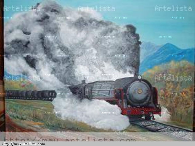 TREN DE VAPOR Oil Canvas Others