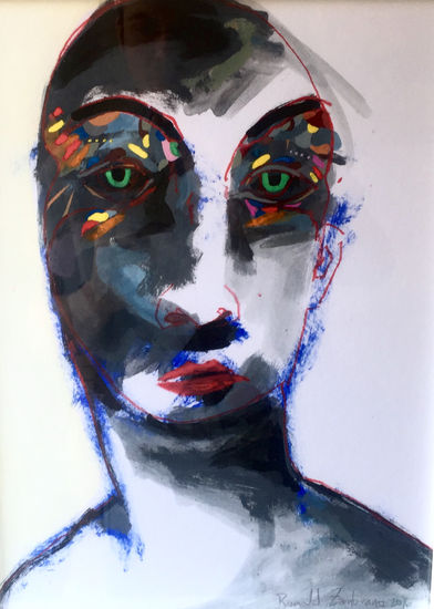 Cabeza Acrylic Glass Portrait