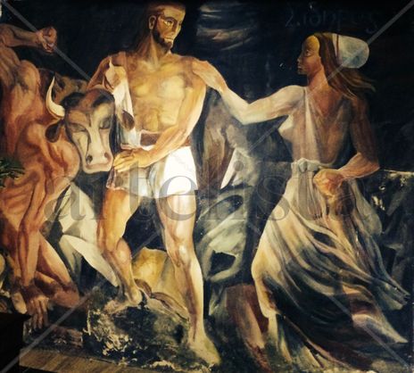 Teseo y aridna