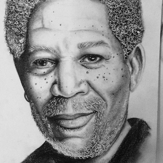 Morgan Freeman Lápiz