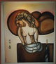 mujer y nube
