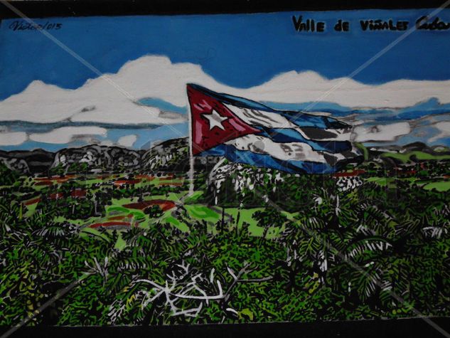 el valle de vignales cuba Acrylic Canvas Landscaping