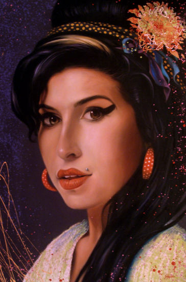 Amy Oil Canvas Portrait