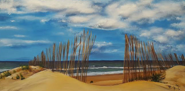 Playa del Alicate Acrylic Canvas Marine Painting