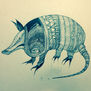 Armadillo texturizado