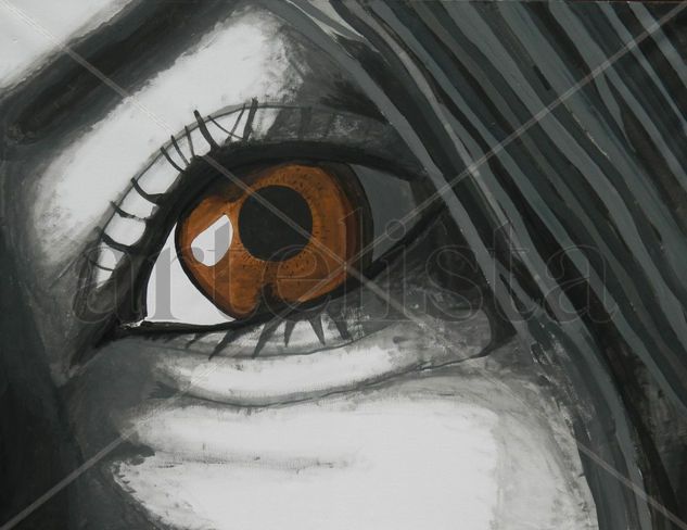 Ojo Acrylic Canvas Portrait