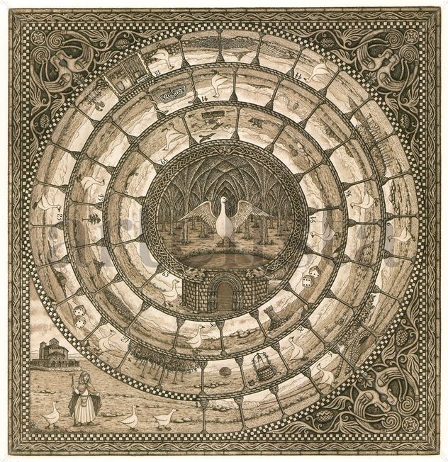 El Juego de la Oca  o La espiral de los Maestros Constructores