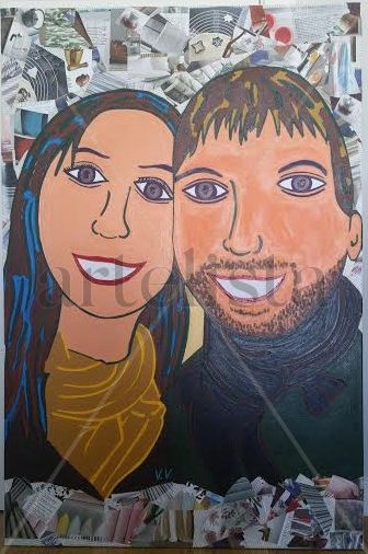 Nosotros Acrylic Canvas Portrait