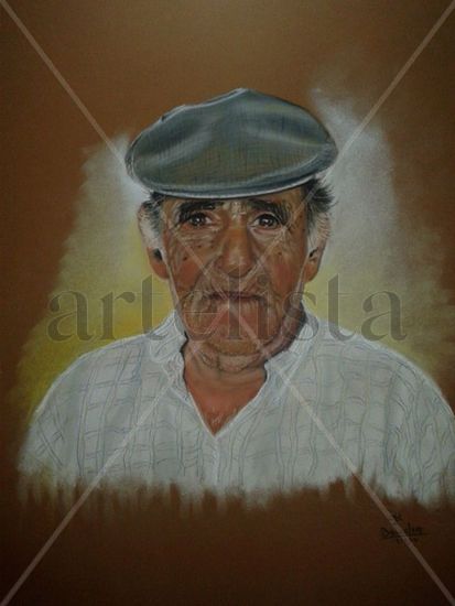 Abuelo Pastel Papel Retrato