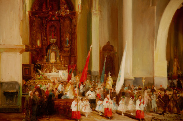 Alfredo Palmero ceremonia Iglesia en Ávila