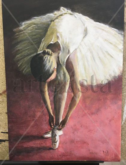 Bailarina Acrylic Others Figure Painting