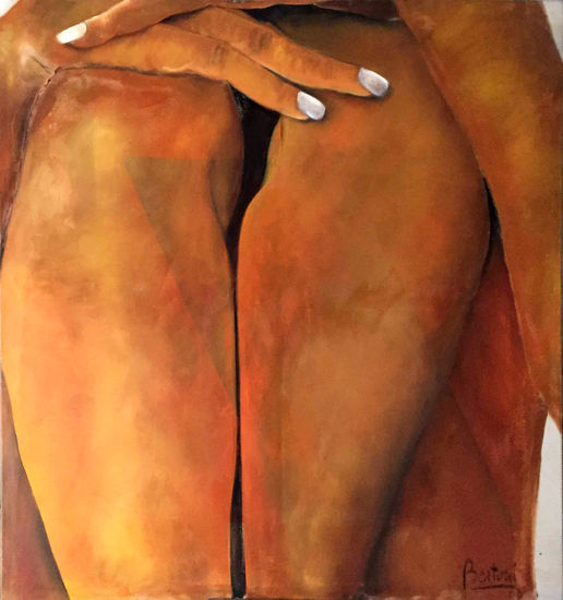 Serie Desnudo VI Oil Canvas Nude Paintings