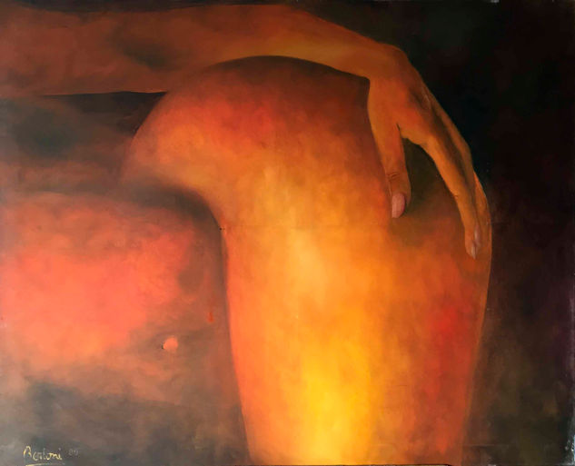 Serie "Desnudo" II Oil Canvas Nude Paintings