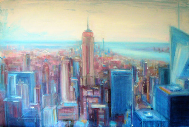 New York Acrylic Canvas Landscaping