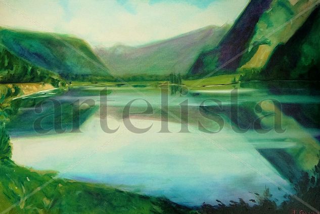 Pirineos Oil Canvas Landscaping